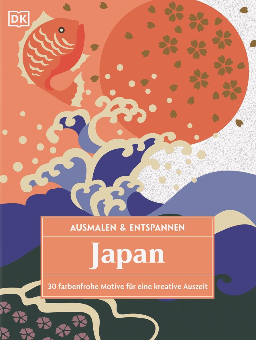Ausmalen & Entspannen. Japan