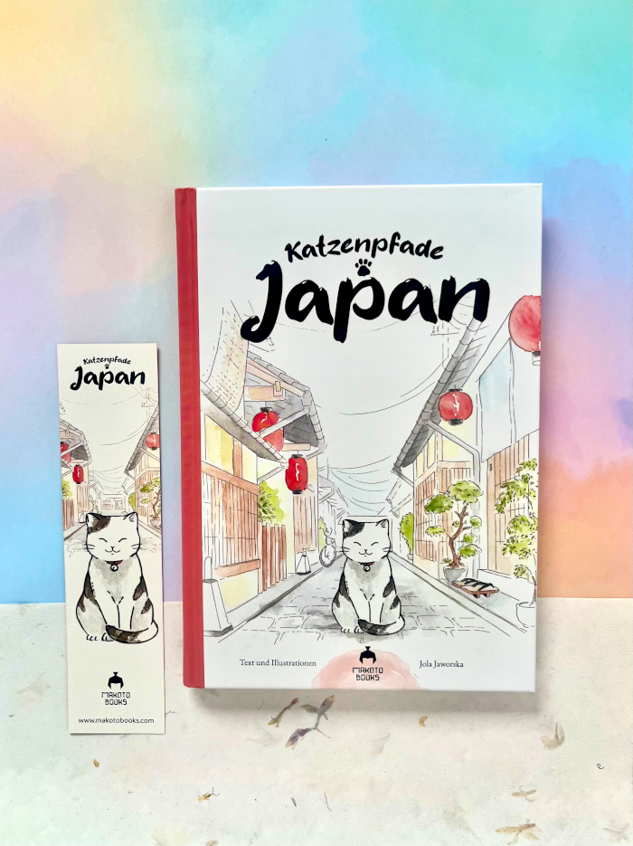 Vorderseite des Buches mit Lesezeichen