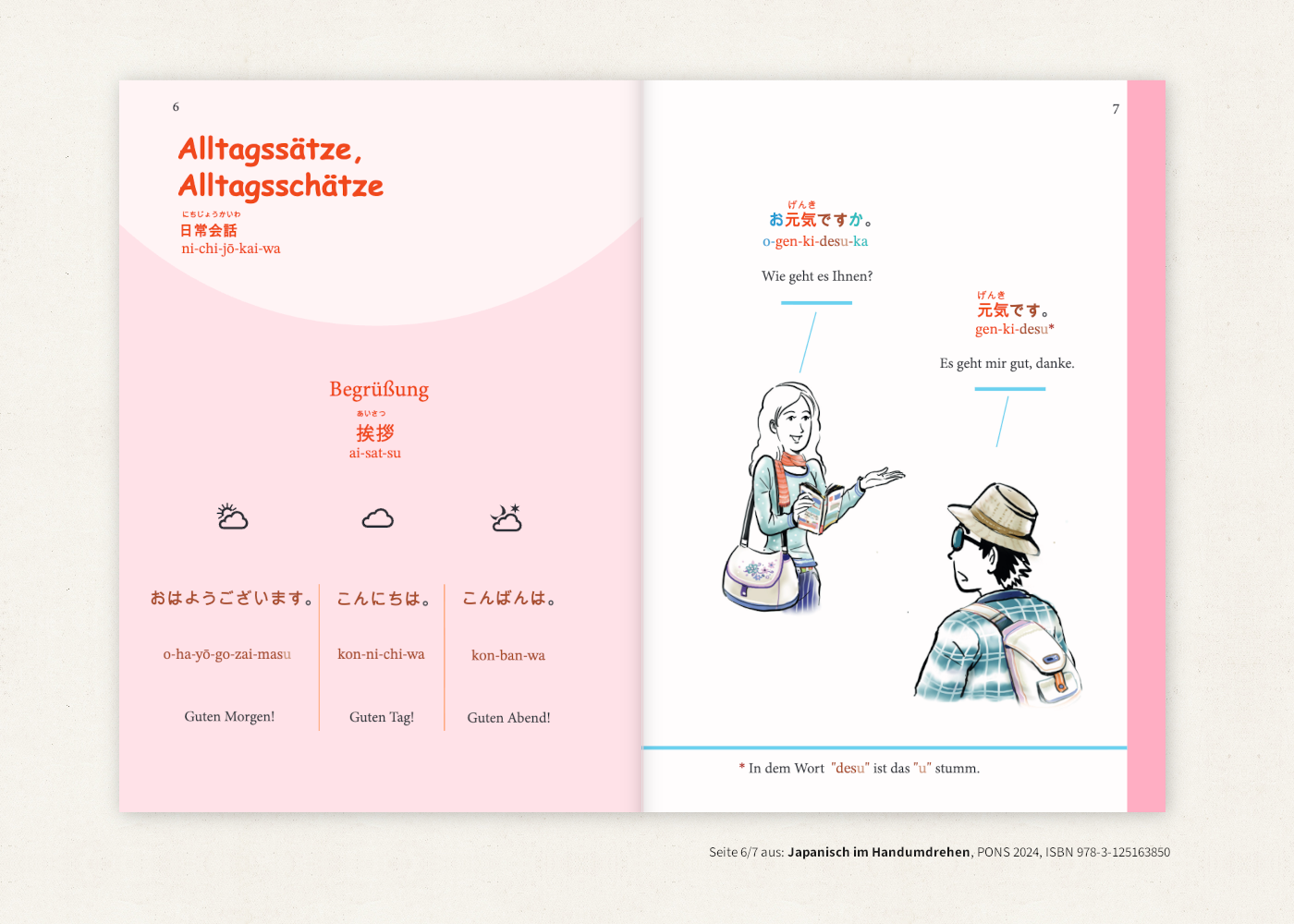 Screenshot aus dem Buch Japanisch im Handumdrehen