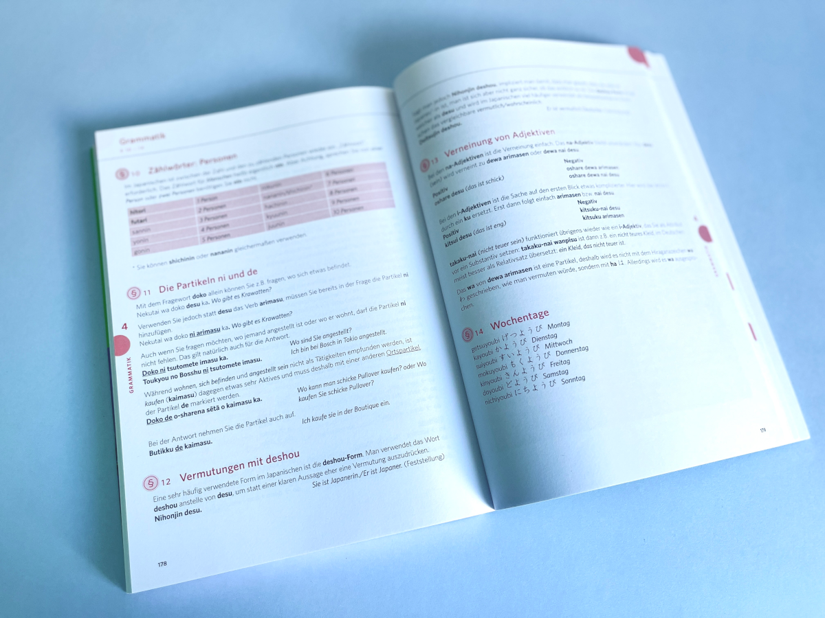 Beispielseite aus der Grammatik