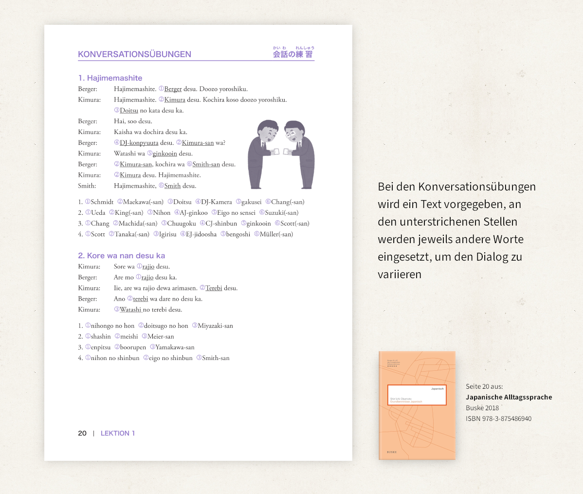 Beispiel für Konversationsübungen